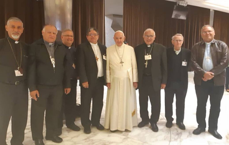 Papa Francisco se reunió con el cardenal Baltazar Porras y envió bendiciones a Venezuela
