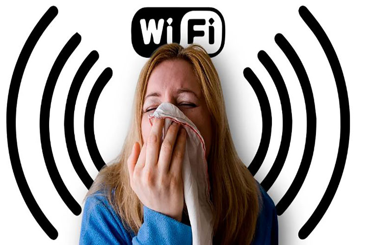Asegura que es alérgica al WiFi