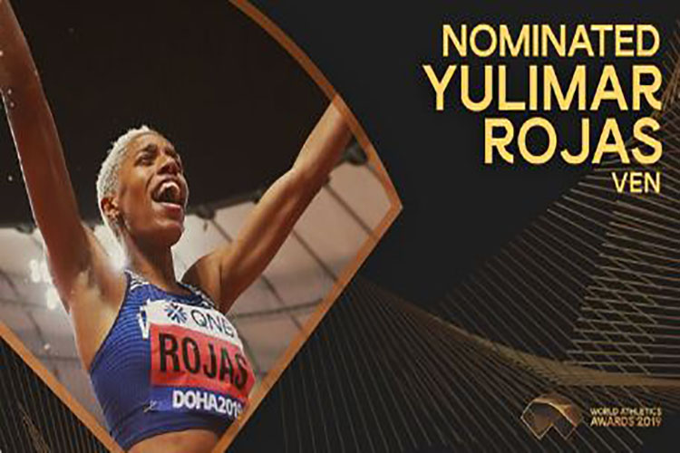 Yulimar Rojas nominada a la Atleta Mundial del Año Femenina de la IAAF