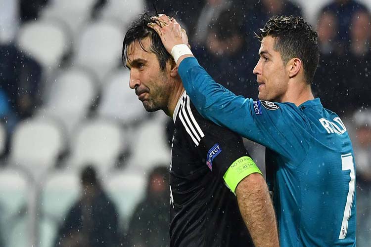 Cristiano a Buffon tras la chilena con el Real Madrid: «No está mal para uno de 33 años, ¿no?»