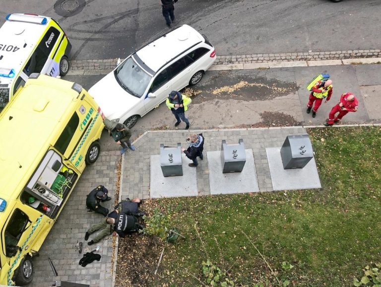 Detenido hombre armado en Oslo tras robar ambulancia y atropellar a peatones