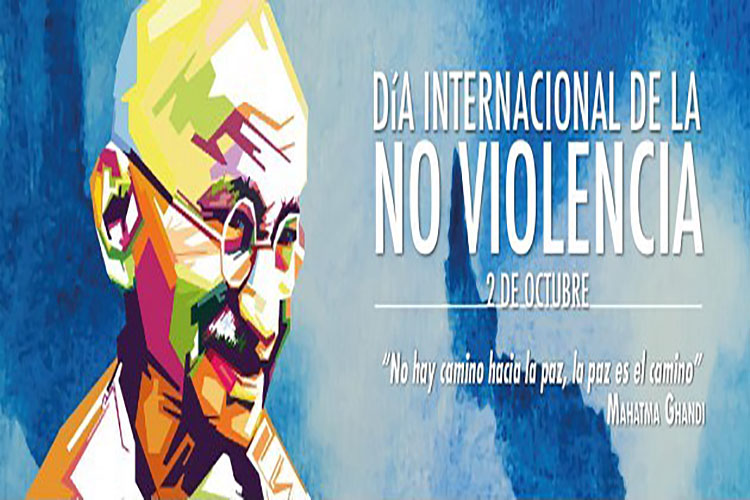 2 Oct: Día Internacional de la No violencia