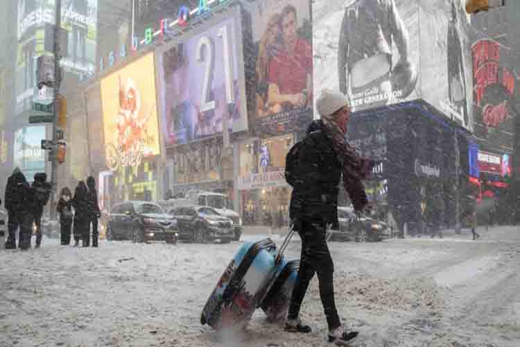 Alertan por intenso y nevado invierno en más de 15 estados de EEUU