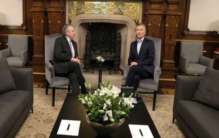 Macri se reúne con el presidente electo de Argentina