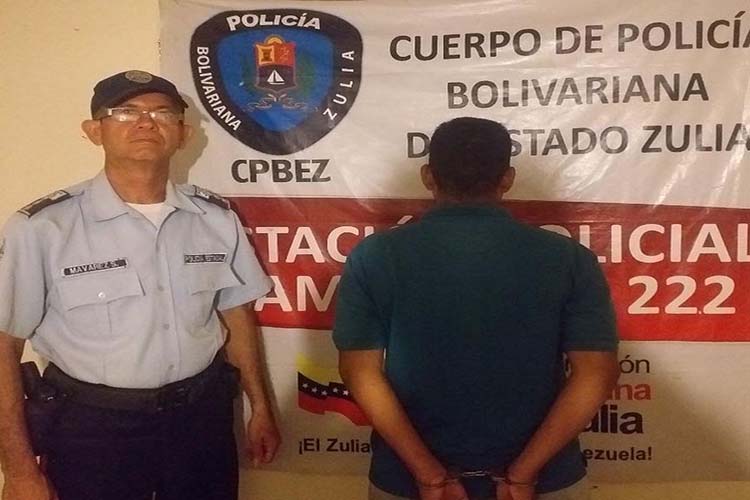 Capturado por la policía  sujeto solicitado en Lagunillas