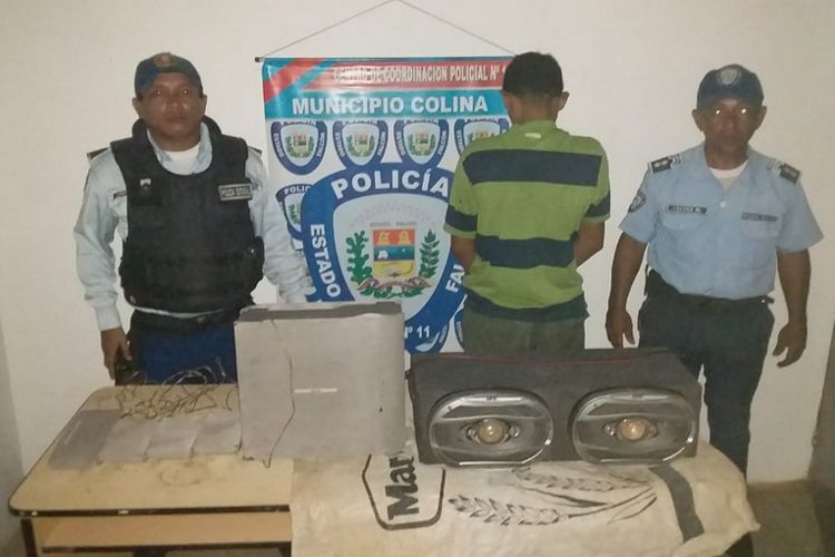Por robo arrestan a alias “Bombillo” en La Guadalupana