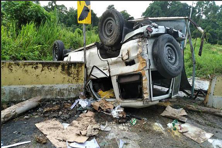 Dos militares muertos en accidente de tránsito en la GMA