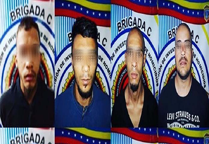 Cicpc detiene a 4 hombres vinculados a un homicidio en Baruta