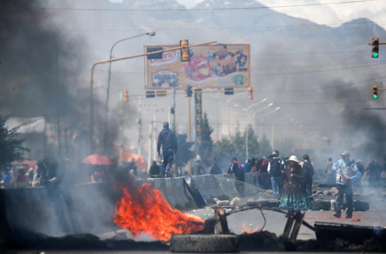 Suben a seis los muertos en disturbios en la ciudad boliviana de El Alto