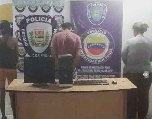 Polifalcón detiene a cuatro personas implicadas en hurto de empresa en el Taparo