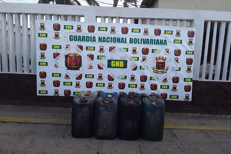 GNB incauta 480 litros de combustible en Falcón