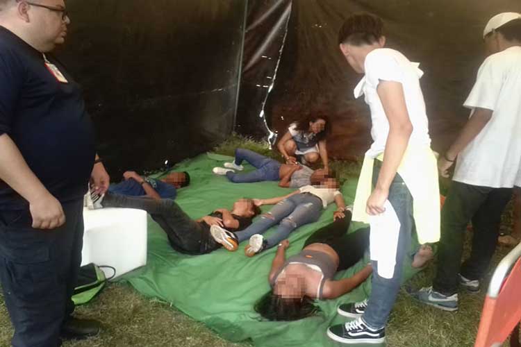 Una joven fallecida y 32 heridos mientras intentaban entrar a un concierto en Caracas