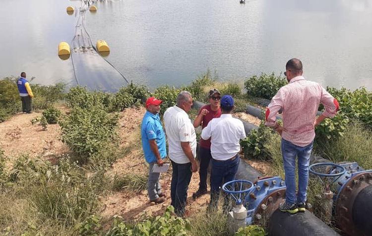 Representantes del Ministerio de las Aguas inspeccionan sistema del Acueducto Bolivariano