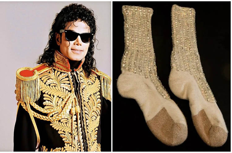 Subastarán unos calcetines de Michael Jackson
