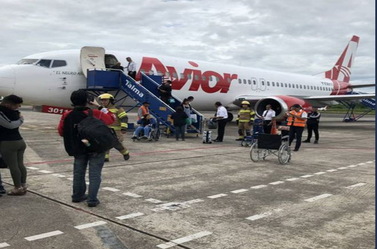 Avión que cubría ruta Lima – Caracas aterrizó de emergencia por problemas de presurización