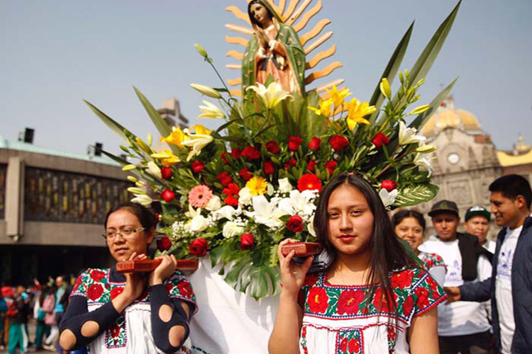 Hoy 12 de diciembre se conmemora el  Día de la Virgen de Guadalupe en toda América