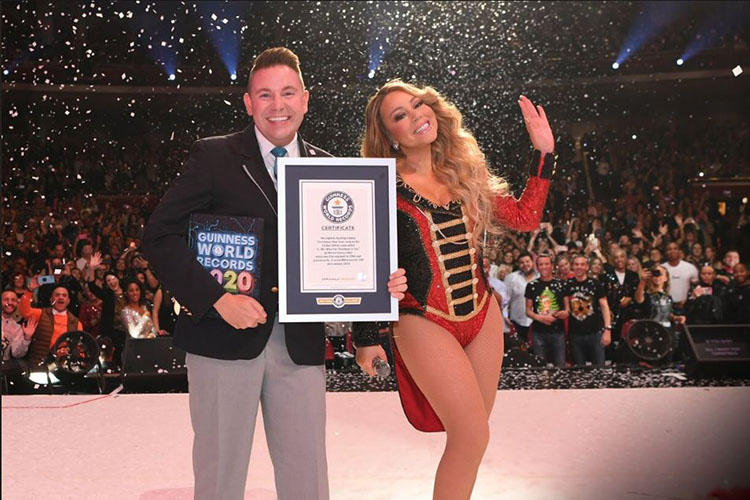 Mariah Carey logró tres Récords Guinness por “All I Want for Christmas is You”