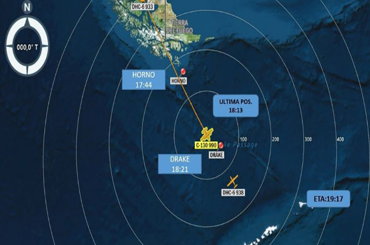 Amplían zona de búsqueda del avión chileno desaparecido con 38 personas a bordo