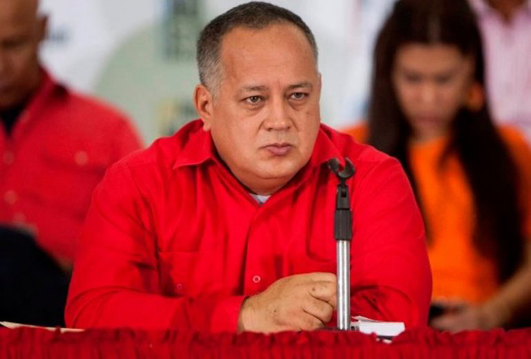 Cabello convocó a una  movilización para el próximo martes