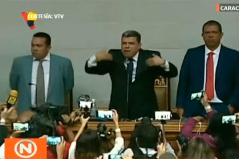Diputados opositores denuncian golpe de estado al parlamento venezolano