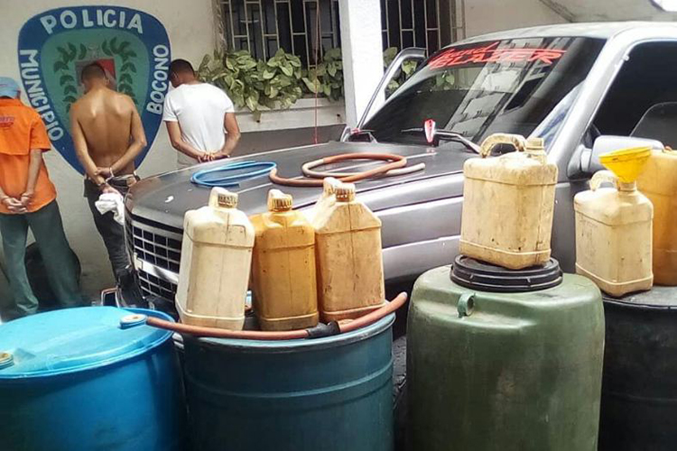 Desmantelan banda «Los Colombianos» que traficaban gasolina en Trujillo