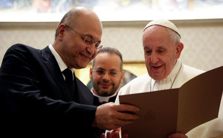 Papa respalda el llamado iraquí para que se respete su soberanía