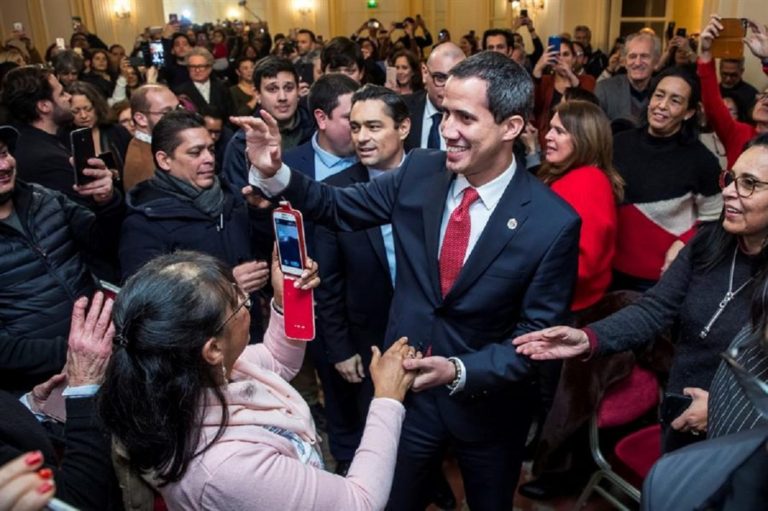 Guaidó ante  venezolanos en España: «Les pido algo a todos y es unión. Solos no podemos