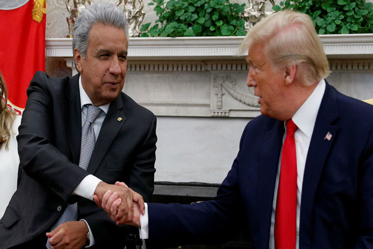 Donald Trump asegura que está abierto a firmar un acuerdo comercial con Ecuador