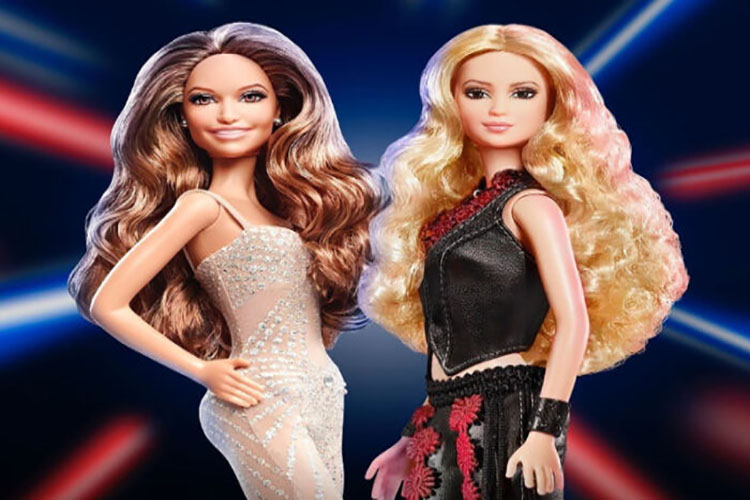 Barbie inmortaliza a Shakira y a Jennifer López