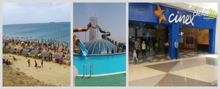 Playa, piscina y cine, los sitios preferidos de los paraguaneros para carnaval 2020