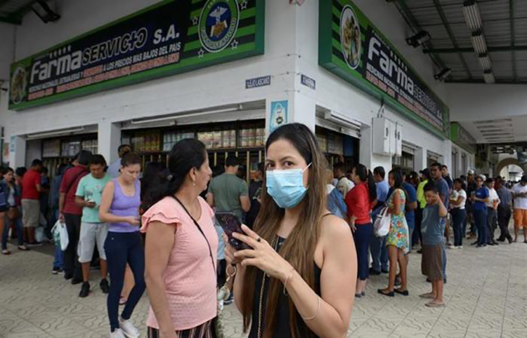 Cinco infectados por el coronavirus en Ecuador