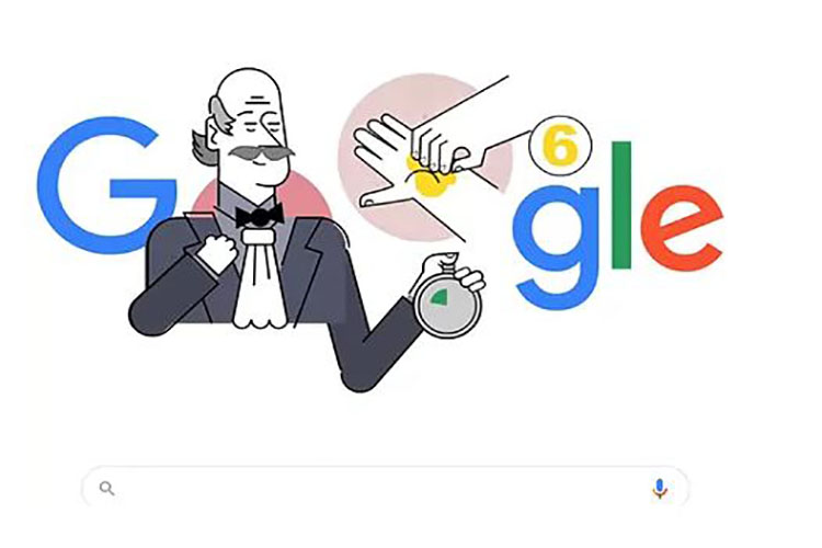 Google dedica su Doodle a Ignaz Semmelweis, el primer médico que habló de la importancia de lavarse las manos