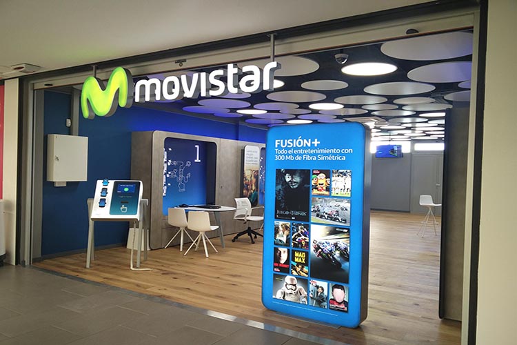 Movistar anuncia el cese temporal de operaciones de oficinas