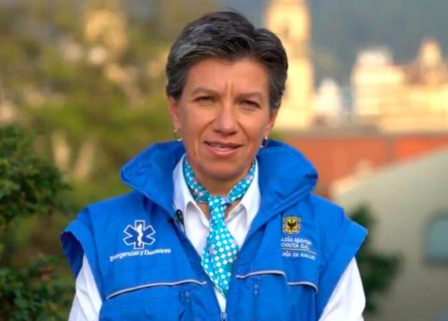 Alcaldesa para los que salieron de Bogotá antes de iniciar la cuarentena: No van a regresar el lunes
