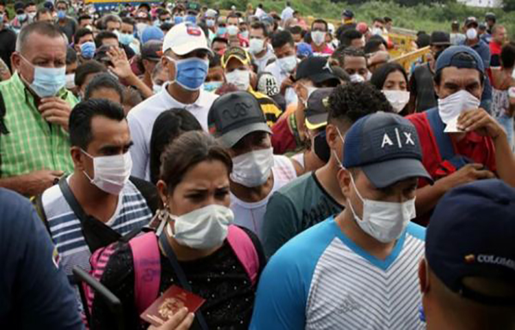 Reverol anunció el uso obligatorio de mascarillas en las zonas fronterizas