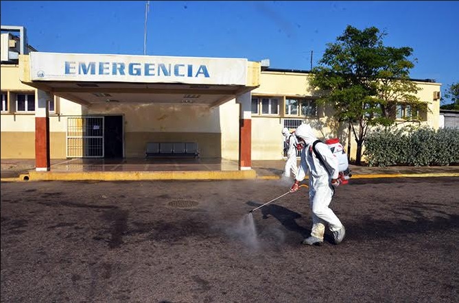 Arrancó el plan de desinfección en Carirubana