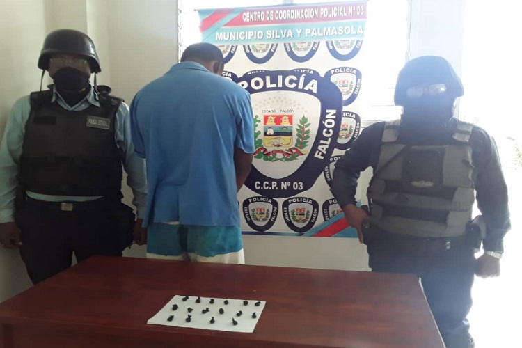 En Boca de Aroa: Incautan 16 envoltorios de marihuana a pescador