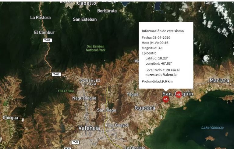 Tembló Valencia 3,1 de magnitud a escala Richter