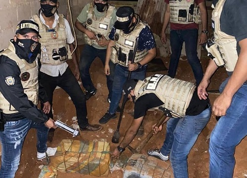 Desentierran 419 kilos de cocaína en una casa en Nueva Esparta