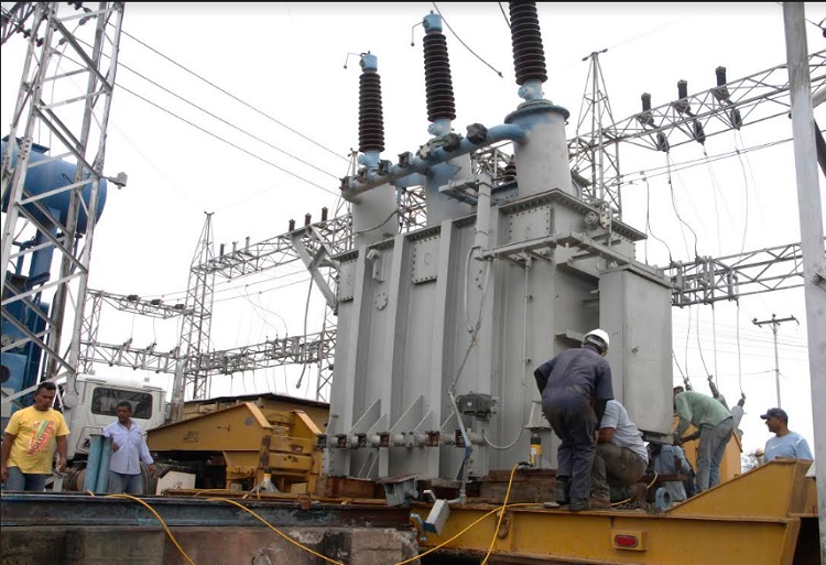 Nuevo transformador de potencia llegó a la subestación de Yaracal