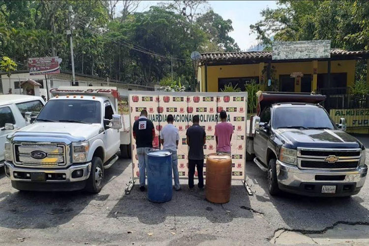 Mérida: Presos los «Rabo E Puerca» por contrabando de gasolina en Guaraque