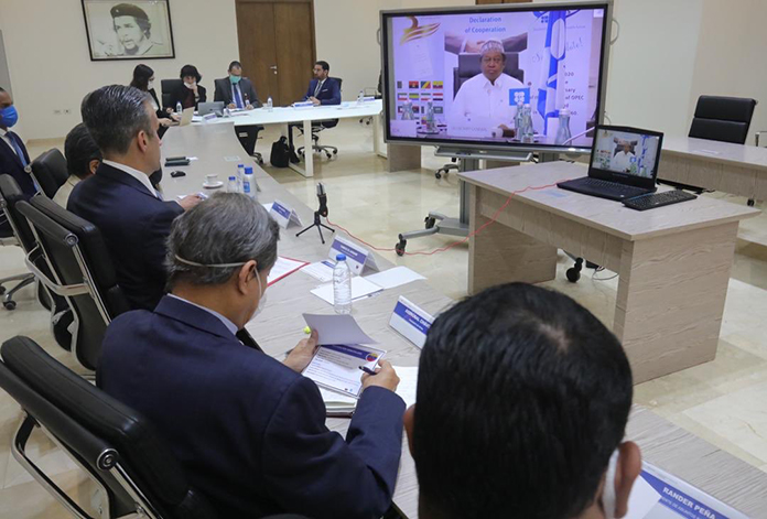 Tareck El Aissami sostuvo videoconferencia con secretario general de la OPEP