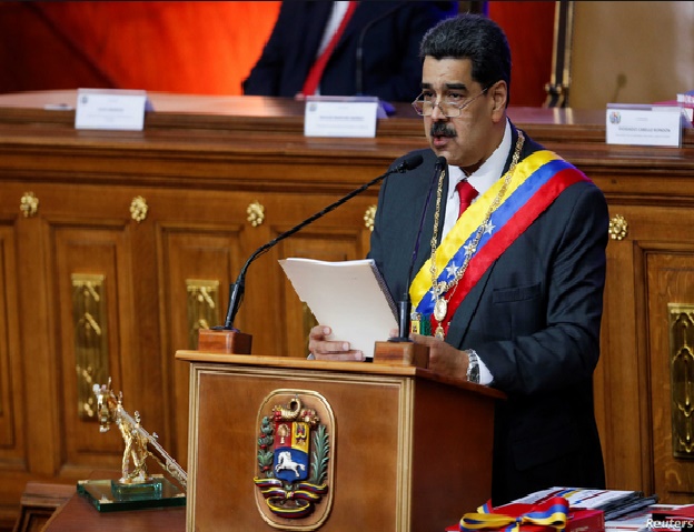 FANB toma el centro de Caracas por asistencia de Maduro al Palacio Legislativo