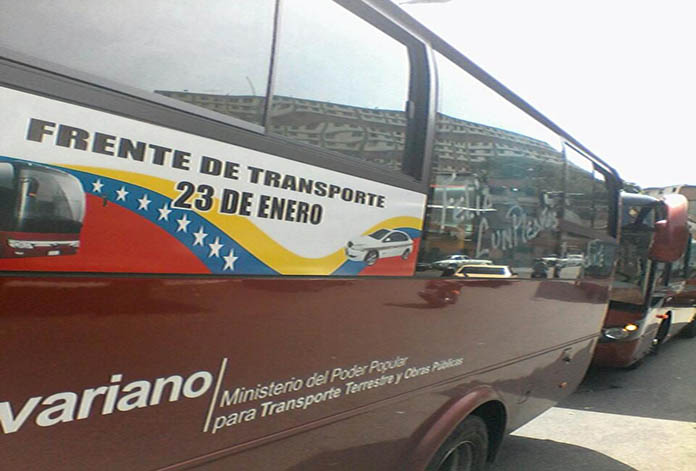 Sector transporte adelanta pago electrónico del pasaje en la parroquia 23 de Enero de Caracas