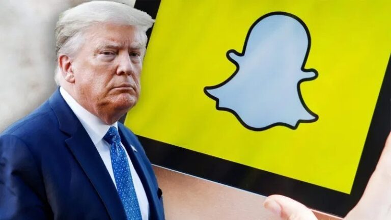 Snapchat también bloqueó permanentemente las cuentas de Trump