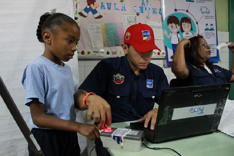 Jornada de cedulación infantil continuará en semana radical