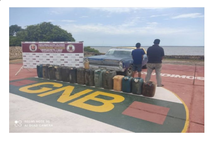 GNB frustró contrabando de gasolina