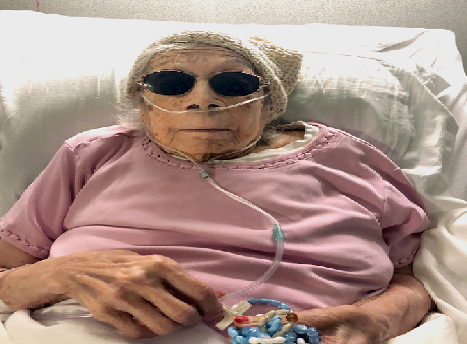 Venció a la covid a los 105 años y dice cual es el secreto de su longevidad