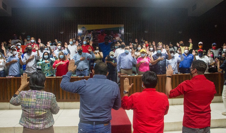 Juramentado Equipo Congreso Bicentenario de Los Pueblos en Falcón