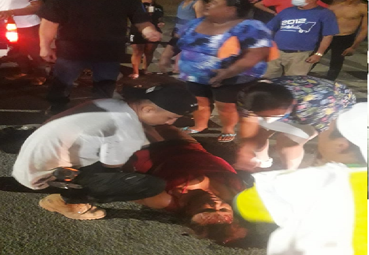 Video muestra el momento que mujer es atropellada en El Salvador